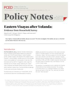 Research | Education | Training and Extension | Policy Debates | Commentaries and Leadership | UPSE Library  Policy Notes NoISSN