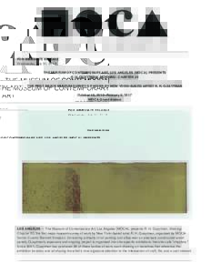 Arts / R. H. Quaytman / Guggenheim Fellows / Museum of Contemporary Art /  Los Angeles / New York / Harvey Quaytman / Orchard / Moca / Galerie Buchholz / Double Negative