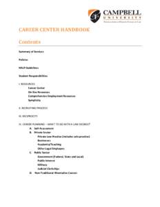 Microsoft Word - Career Center Handbook - website version