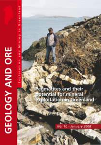 Pegmatites and their potential for mineral exploitation in Greenland No[removed]January 2008