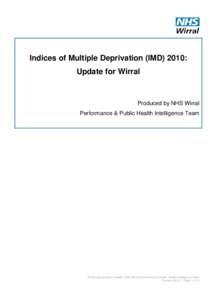 Indices of Deprivation 2007