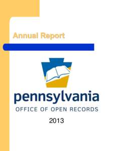 Annual Report  2013 A message from Executive Director