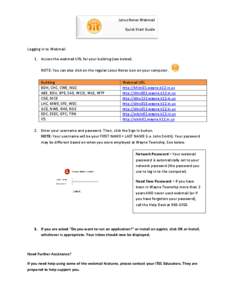 Lotus Notes Webmail Quick Start Guide