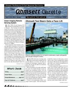 Ohmsett--The National Oil Spill Response Test Facility  The Gazette