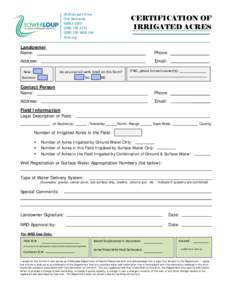 Microsoft Word - Irrigated Acres Certification form.doc