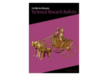 Technical Research Bulletin  VOLUME New light on old swords from Iran St John Simpson and Susan La Niece