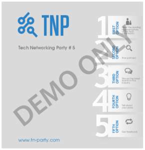 Meet the leading representatives of the tech community  Tech Networking Party # 5