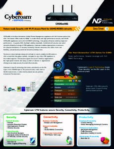 Cyberoam CR35wiNG Datasheet