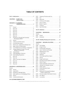 0e_toc_CA_Res_2013.fm Page ix Friday, June 7, 2013 1:11 PM  TABLE OF CONTENTS Part I—Administrative. . . . . . . . . . . . . . . . . . . . . . . . . . . . . 3 CHAPTER 1