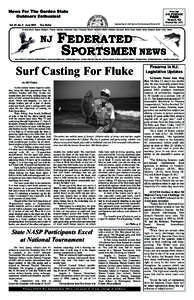 Page 1  News For The Garden State Outdoors Enthusiast Vol. 47, No. 6 June 2014