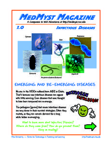 MedMyst magazine A Companion to Web Adventures at http://medmyst.rice.edu 1.0  Infectious DISEASEs