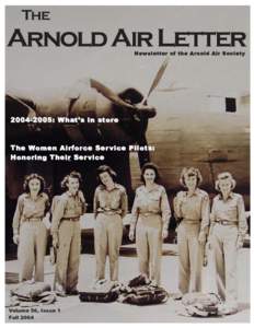 Th e The Arnold Air Letter Newsletter of the Arnold Air Society