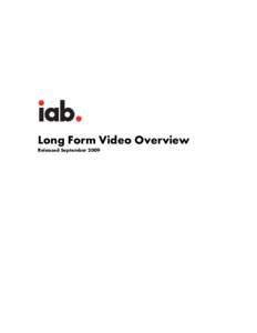 Microsoft Word - Long Form Video Overview FINAL.doc