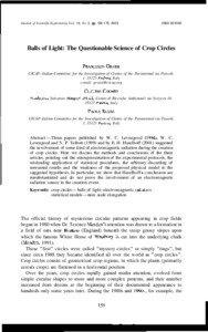 Journal of Scientific Exploration, Vol. 19, No. 2, pp[removed], [removed][removed]