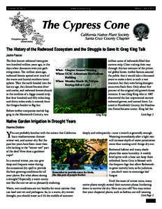 Volume 39, No 2	  www.cruzcnps.org March – April 2014