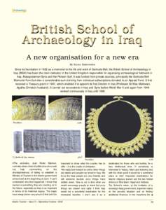 Archaeology  British School of