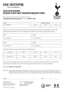 Seat Transfer Request Form_NEW.indd