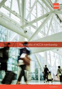 The benefits of ACCA membership  www.accaglobal.com 2