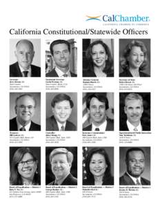 ®  California Constitutional/Statewide Officers Governor Jerry Brown (D)