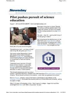 Newsday.com  Page 1 of 2 http://www.newsday.com/long-island/nassau/pilot-pushes-pursuit-of-science-education