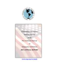 United States of America National Section of the Pan American Institute of Geography and History