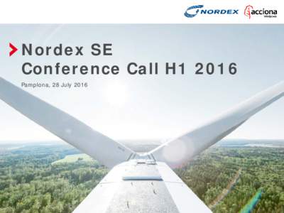 Investor presentation Nordex SE (May 2016)