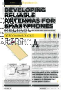 Developing Reliable Small Antennas for Smartphones