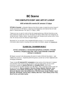 Microsoft Word - Backgrounder_BC Scene Full Lineup of Artists_ENG_FINAL.doc