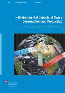 Environmental Impacts of Swiss Consumption and Production