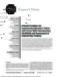 Journal of Biomechanical Engineering Expert View