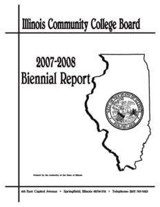 ILLINOIS COMMUNITY COLLEGE BOARD Guy H. Alongi, Chair (exp[removed]DuQuoin, IL Thomas Pulver (exp[removed]Glen Ellyn, IL