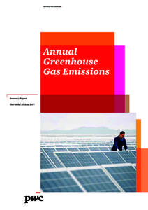 www.pwc.com.au  Annual Greenhouse Gas Emissions Inventory Report