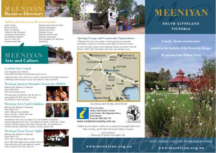 MEENIYAN  MEENIYAN Business Directory Additional businesses in Meeniyan include: