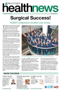 Spring/Summerwww.rqhealth.ca Surgical Success! T