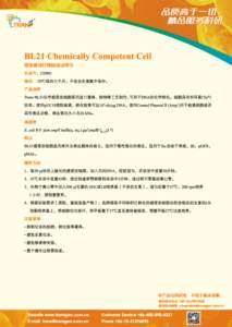BL21 Chemically Competent Cell