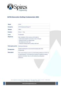 CATIA Generative Drafting Fundamentals (ISO)  Brand CATIA