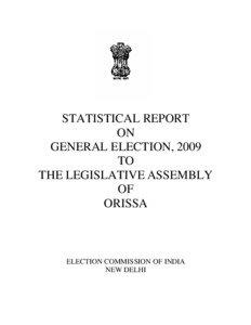 STATISTICAL REPORT ON GENERAL ELECTION, 2009