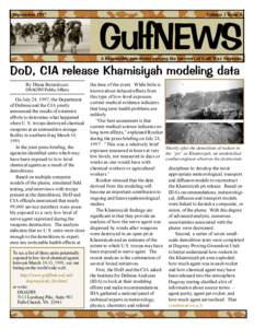 September[removed]Volume 1 Issue 3 GulfNEWS A bi-monthly newsletter serving the interests of Gulf War veterans