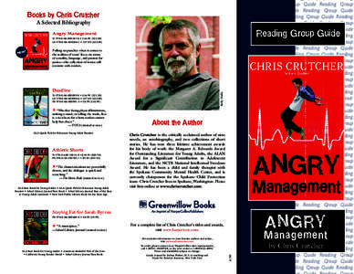 Books by Chris Crutcher A Selected Bibliography Reading Group Guide  Angry Management