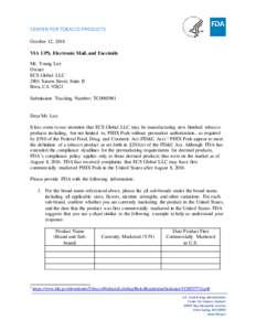 IHCTOA Unauthorized Marketing Letter ECS