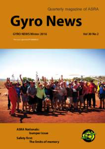 Quarterly magazine of ASRA  GyroNews News 		 Gyro GYRO NEWS Winter 2016