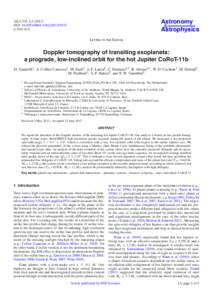 Astronomy & Astrophysics A&A 543, L5DOI: 