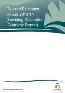 Revised Estimated Reportincluding December Quarterly)