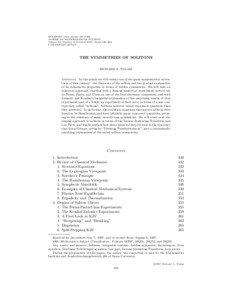 BULLETIN (New Series) OF THE AMERICAN MATHEMATICAL SOCIETY Volume 34, Number 4, October 1997, Pages 339–403