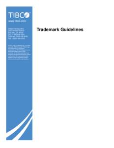 TIBCO Trademark Guidelines
