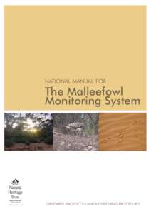 national manual for  The Malleefowl Monitoring System  Standards, Protocols and Monitoring Procedures