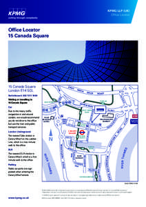 15 Canada Square Office Locator