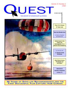 Volume 17, Number[removed]OUEST THE HISTORY OF SPACEFLIGHT QUARTERLY