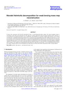 Astronomy & Astrophysics A&A 540, A34[removed]DOI: [removed][removed]