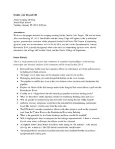 Microsoft Word - Aniak Jan 15 Meeting Issue Summary+kvw.docx